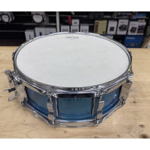 usato Ludwig Rullante 14''x5'' Blu Trasparente