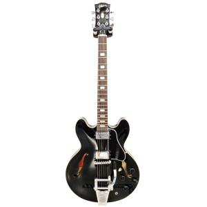 GIBSON 1964 ES 335 REISSUE W/BIGSBY VOS EBONY (CUSTOM SHOP)