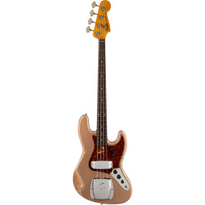 FENDER 1961 JAZZ BASS HEAVY RELIC RW AGED SHORELINE GOLD (CUSTOM SHOP)